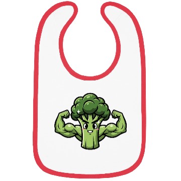 Discover Muscular Broccoli Bibs
