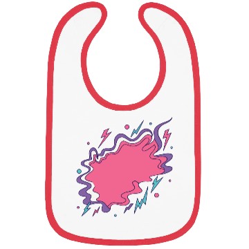 Discover Vibrant Storm Cloud Illustration Bibs