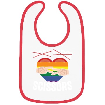Discover Funny Rock Paper Scissors LGBTQ LGBT Community Bibs