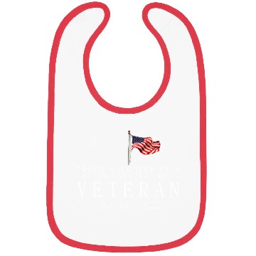 Discover Proud Daughter Of A US Army Veteran Bibs