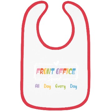 Discover Front Office Squad Back To School First Day Bibs