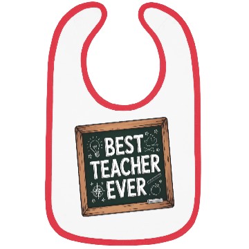 Discover Best Teacher Ever Chalkboard Teachers Gift Bibs