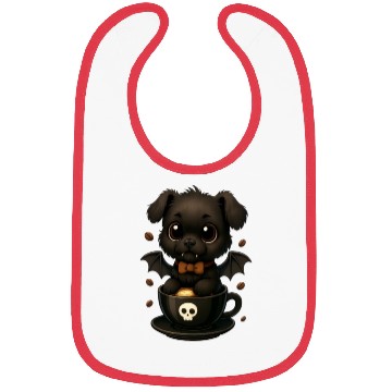 Discover Cute Bat Puppy Coffee Mug Design Bibs