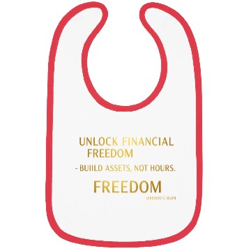Discover Financial Freedom Unlock Design Bibs