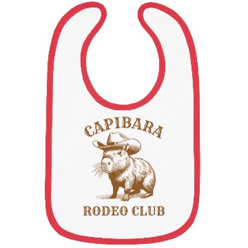 Discover Capybara Rodeo Club Design Bibs