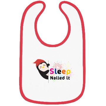 Discover Festive Penguin Sleep Celebration Bibs