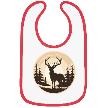 Discover Majestic Deer in the Wilderness Bibs