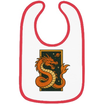 Discover Celestial Dragon Illustration Bibs