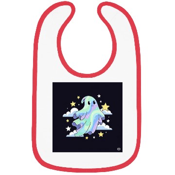 Discover Whimsical Ghost in Dreamscape 1 Bibs