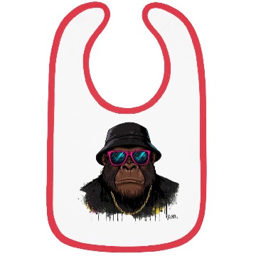 Discover Urban Gorilla with Stylish Accessories Bibs