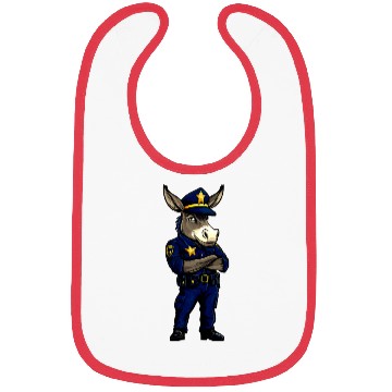 Discover Police donkey Bibs