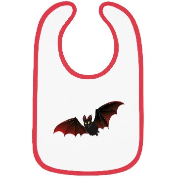 Discover Dark Fantasy Bat Illustration Bibs