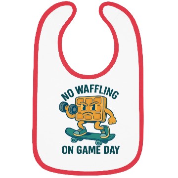 Discover Waffle Character Skateboard Design Bibs