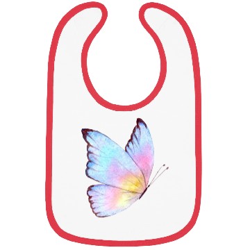 Discover Watercolor Butterfly Pastel Design Bibs