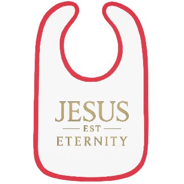 Discover Eternal Jesus Design with Classic Typography Bibs