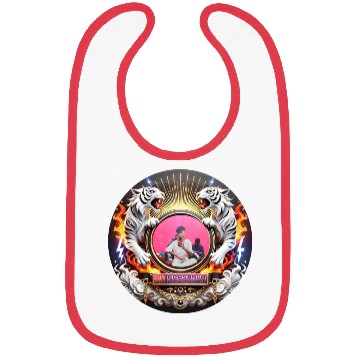 Discover Vibrant Tiger Mirror Design Bibs