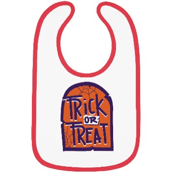 Discover Trick or Treat Halloween Tombstone Bibs