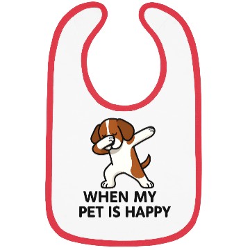 Discover Dabbing Dog Pet Happiness Bibs