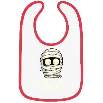 Discover I Need to Unwind Funny Mummy Halloween  Bibs