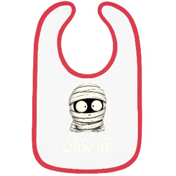 Discover I Need to Unwind Funny Mummy Halloween  Bibs