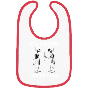 Discover Don't Worry I Got Your Back Skeleton Halloween  Bibs