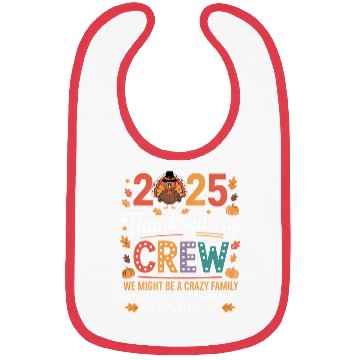 Discover Thanksgiving Crew Family 2025 Celebration Design Bibs
