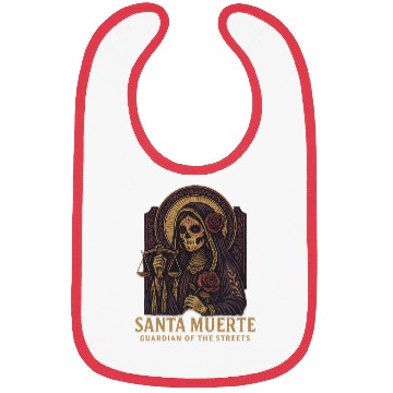 Discover Santa Muerte – Mexican Folk Art Streetwear Bibs