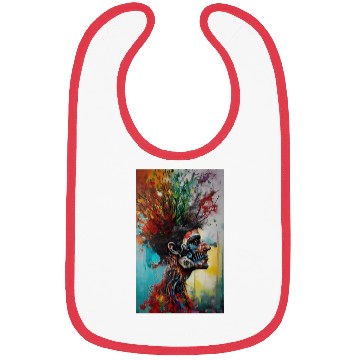 Discover Vibrant Nature-Inspired Human Portrait Bibs