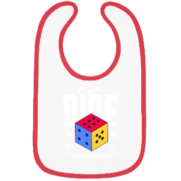 Discover Dice Bibs | Funny Board Game & RPG Dice