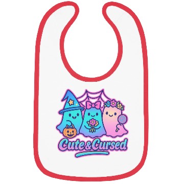 Discover Whimsical Halloween Ghost Trio Bibs