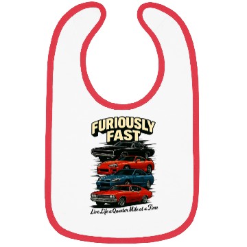 Discover Furious Classic Car Race Design Bibs