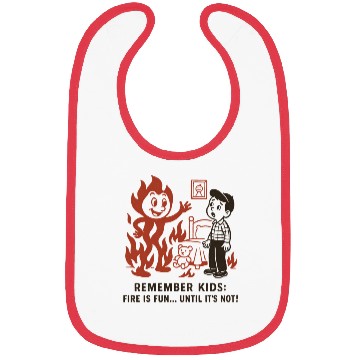 Discover Humorous Fire Safety Reminder Bibs
