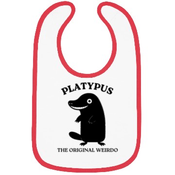 Discover Funny Platypus - The Original Weirdo Design Bibs