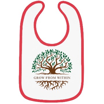 Discover Inner Growth Tree Motif Bibs