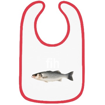 Discover Fih Funny Misspelling Fish Bibs