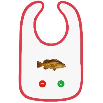 Discover Fih Calling Funny Fisherman's Call Fish Bibs