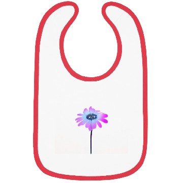 Discover Neon Purple Pink Daisy Bibs