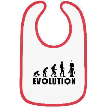 Discover Evolution of Humanity and Robots Bibs