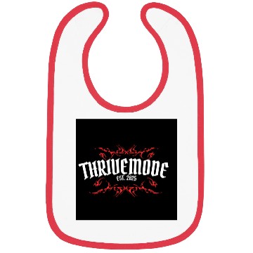 Discover Thrivemode Gothic Tattoo Style Logo Bibs