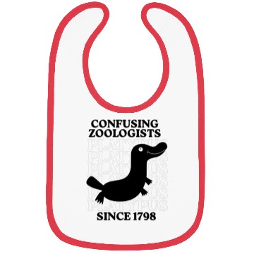 Discover Confusing Zoologists Since 1798 Funny Platypus Bibs