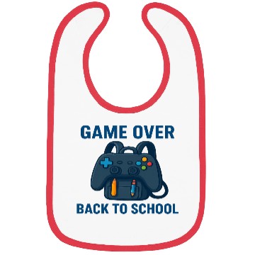 Discover Game Over Retro Backpack Design Bibs