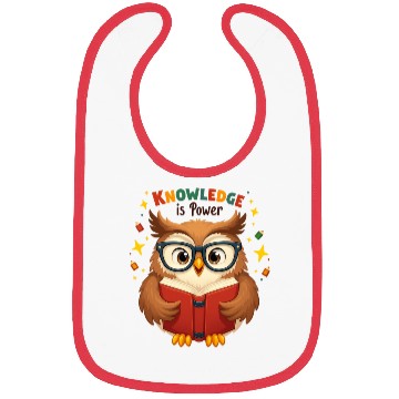 Discover Smart Owl Back to School Knowledge Power Bibs