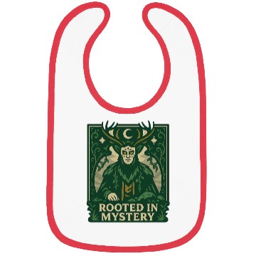Discover Mystic Forest Deer Illustration Bibs