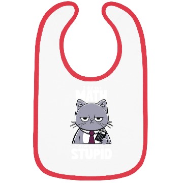 Discover Grumpy Cat Math Teacher Design Bibs