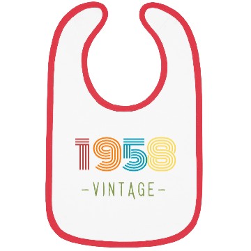 Discover VINTAGE 1958 NEON RETRO DESIGN Bibs