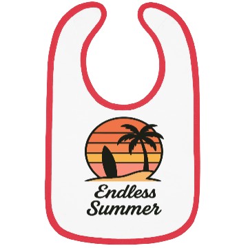 Discover Endless Summer Sunset Scene Bibs