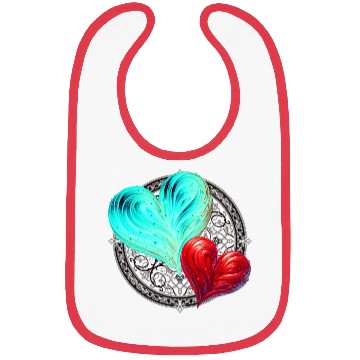 Discover Twin Hearts Mandala – Love in Balance Bibs