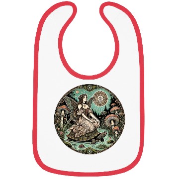 Discover Enchanted Forest Fairy on Turtle Bibs