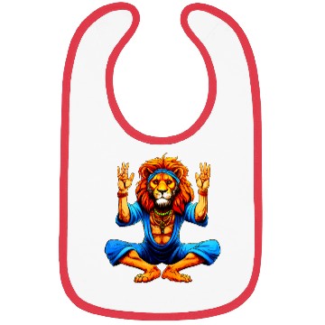 Discover Lion Yoga Bibs