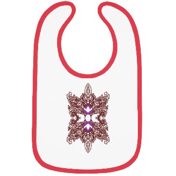 Discover Intricate Floral Butterfly Mandala Bibs